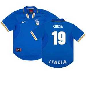 Italy 1996-97 Home Shirt (Very Good) (Chiesa 19)_0