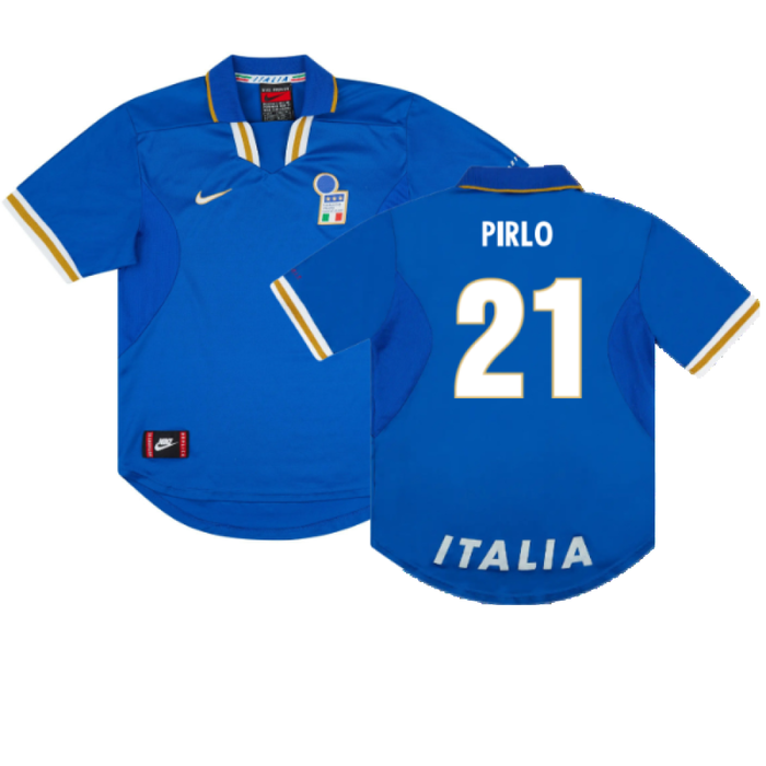 Italy 1996-97 Home Shirt (Very Good) (PIRLO 21)