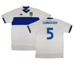 Italy 1999-00 Away Shirt (XXL) (Very Good) (CANNAVARO 5)_0