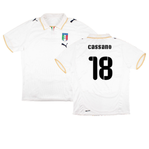 Italy 2008-09 Away Shirt (L) (Very Good) (Cassano 18)_0