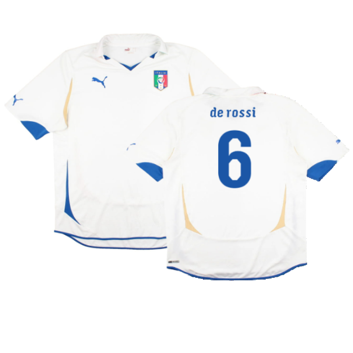 Italy 2010-12 Away Shirt (M) (Fair) (De Rossi 6)