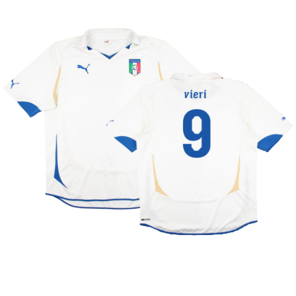 Italy 2010-12 Away Shirt (M) (Fair) (Vieri 9)_0