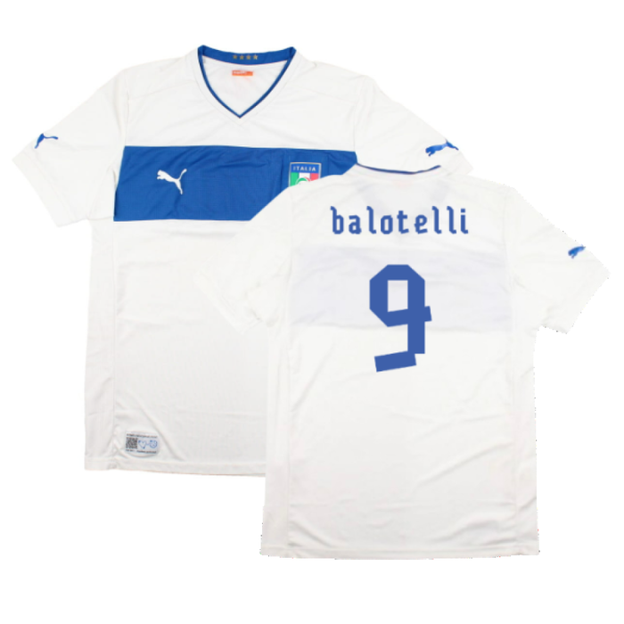 Italy 2012-14 Away Shirt (L) (Very Good) (Balotelli 9)