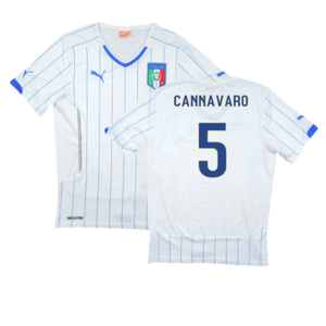 Italy 2014-16 Away Shirt (XL) (Good) (Cannavaro 5)_0