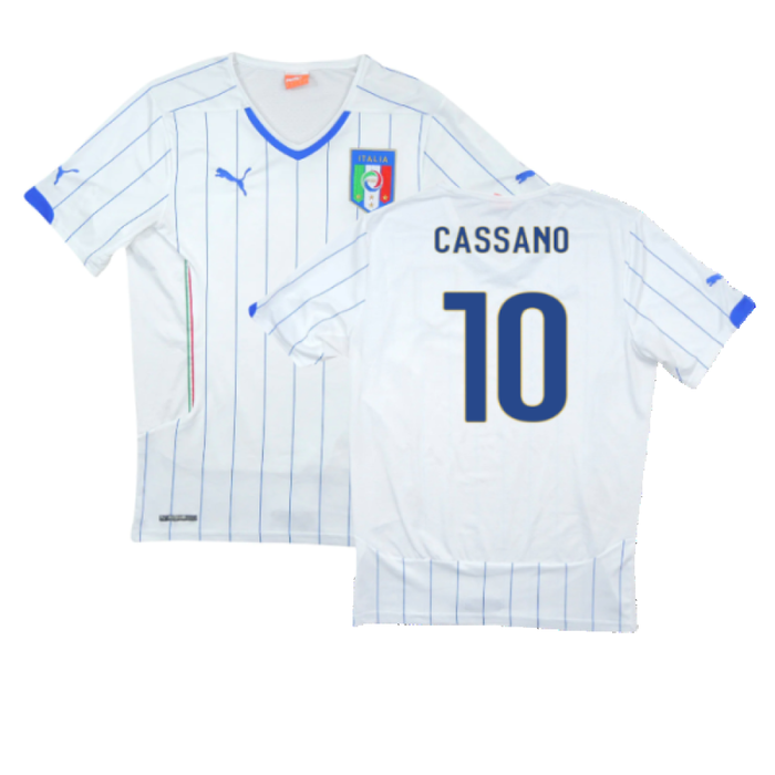 Italy 2014-16 Away Shirt (S) (Good) (Cassano 10)