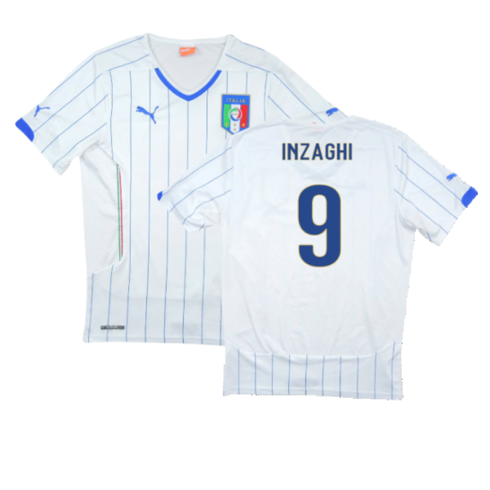 Italy 2014-16 Away Shirt (S) (Good) (Inzaghi 9)