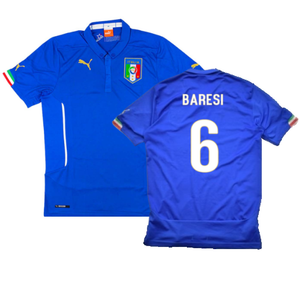 Italy 2014-15 Home Shirt (S) (Fair) (Baresi 6)_0