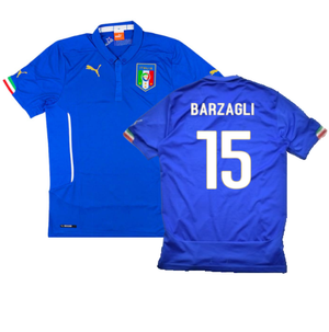 Italy 2014-15 Home Shirt (S) (Fair) (Barzagli 15)_0