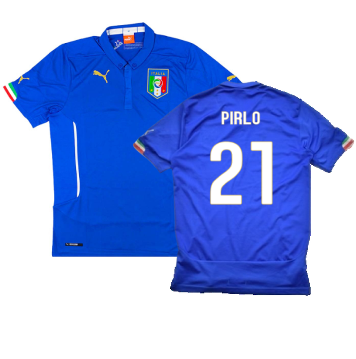 Italy 2014-15 Home (XL) (Excellent) (Pirlo 21)