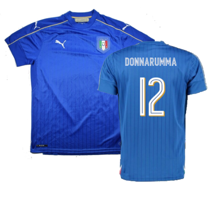 Italy 2015-16 Home Shirt (XXL) (Excellent) (Donnarumma 12)