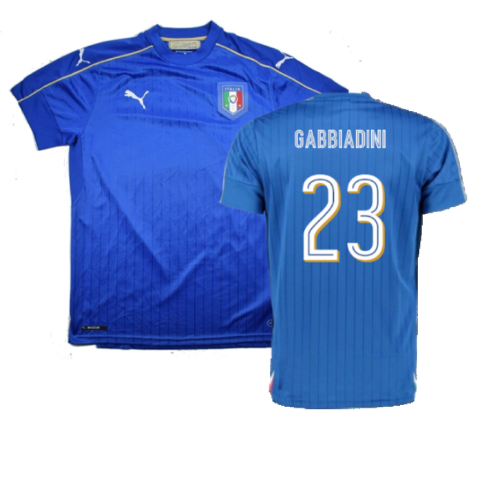 Italy 2015-16 Home Shirt (XXL) (Excellent) (Gabbiadini 23)