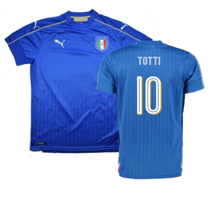 Italy 2015-16 Home Shirt (XXL) (Excellent) (Totti 10)