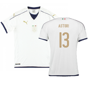 Italy 2016-17 Away Shirt (Excellent) (Astori 13)_0