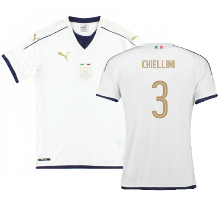 Italy 2016-17 Away Shirt (Excellent) (Chiellini 3)