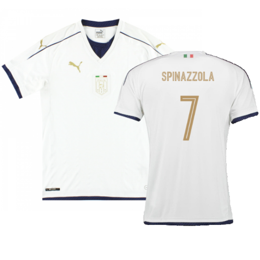 Italy 2016-17 Away Shirt (L) (Very Good) (Spinazzola 7)_0