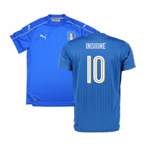 Italy 2016-17 Home Shirt (XLB) (Good) (Insigne 10)_0