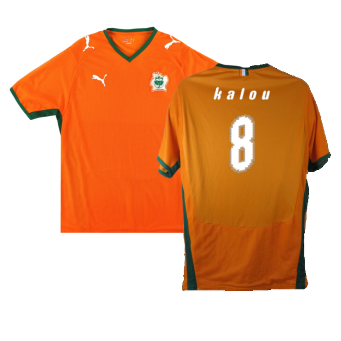 Ivory Coast 2008-10 Home Shirt (M) (Excellent) (KALOU 8)