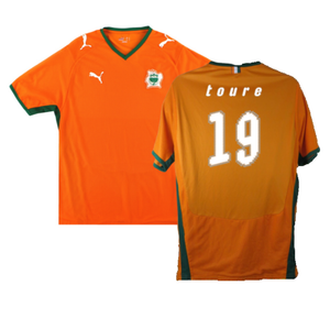 Ivory Coast 2008-10 Home Shirt (M) (Excellent) (TOURE 19)_0