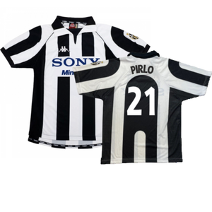 Juventus 1997-98 Home Shirt (S) (Excellent) (Pirlo 21)_0