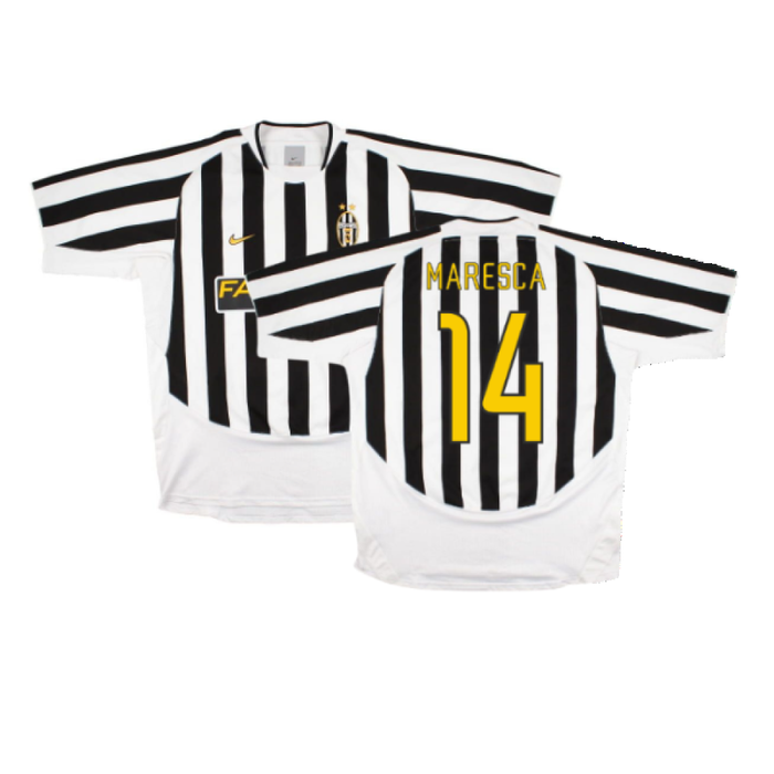 Juventus 2003/2004 Home Shirt (Excellent) (Maresca 14)