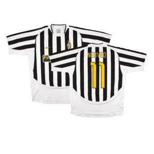 Juventus 2003/2004 Home Shirt (Excellent) (Nedved 11)_0