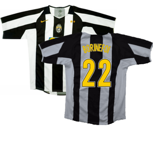 Juventus 2004-05 Home Shirt (XL) (Excellent) (Borinefoi 22)_0