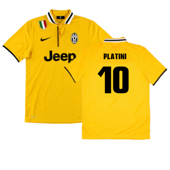 Juventus 2013-14 Away Shirt (S) (Mint) (Platini 10)