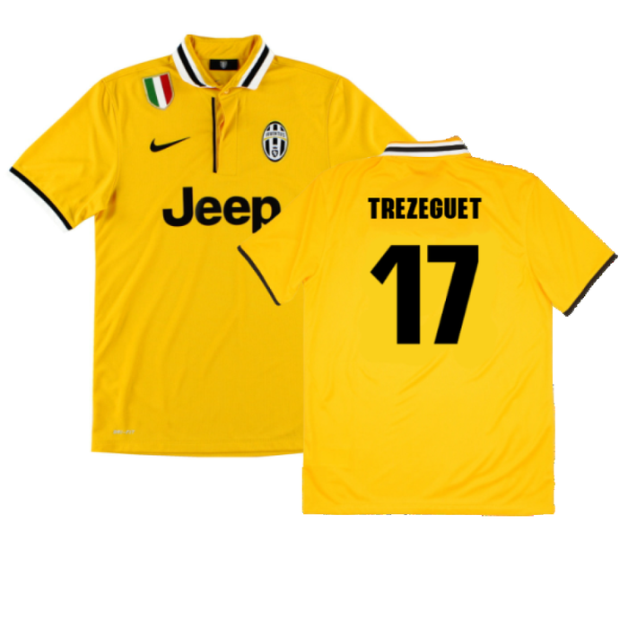 Juventus 2013-14 Away Shirt (S) (Mint) (Trezeguet 17)