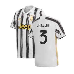 Juventus 2020-21 Home Shirt (L) (CHIELLINI 3) (Excellent)_0