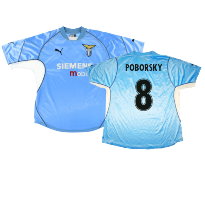 Lazio 2001-02 Home Shirt (Very Good) (Poborsky 8)