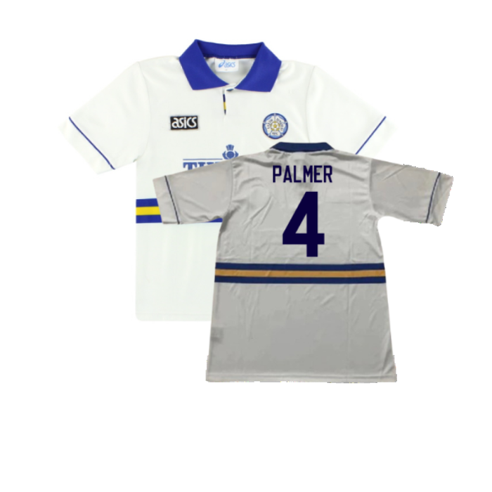 Leeds United 1993-95 Home Shirt (L) (Excellent) (Palmer 4)