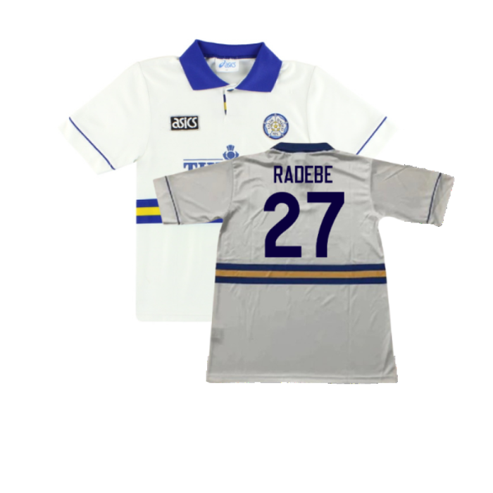 Leeds United 1993-95 Home Shirt (L) (Excellent) (Radebe 27)