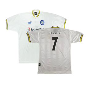 Leeds United 1996-99 Home Shirt (M) (Excellent) (Lennon 7)_0