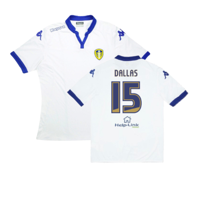 Leeds United 2015-16 Home Shirt (L) (Very Good) (Dallas 15)