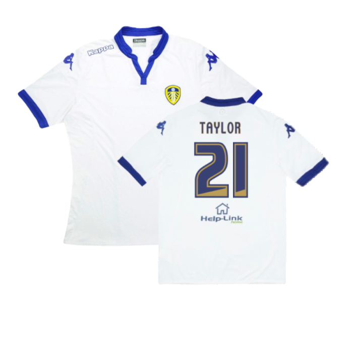 Leeds United 2015-16 Home Shirt (L) (Very Good) (Taylor 21)