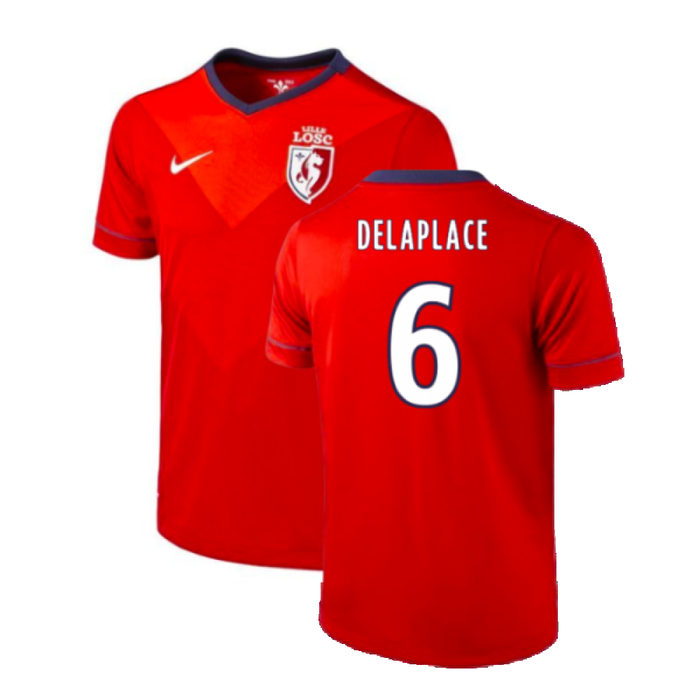 Lille 2014-15 Home Shirt (L) (Very Good) (Delaplace 6)