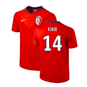 Lille 2014-15 Home Shirt (L) (Very Good) (Kjaer 14)_0