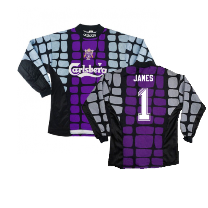 Liverpool 1994-95 GK Away Shirt (M) (Excellent) (James 1)