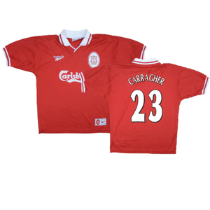 Liverpool 1996-98 Home Shirt (XL) Riedle #13 (Excellent) (CARRAGHER 23)_0