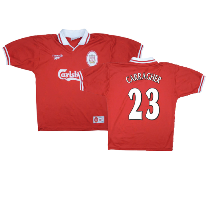 Liverpool 1996-98 Home Shirt (XL) Riedle #13 (Excellent) (CARRAGHER 23)