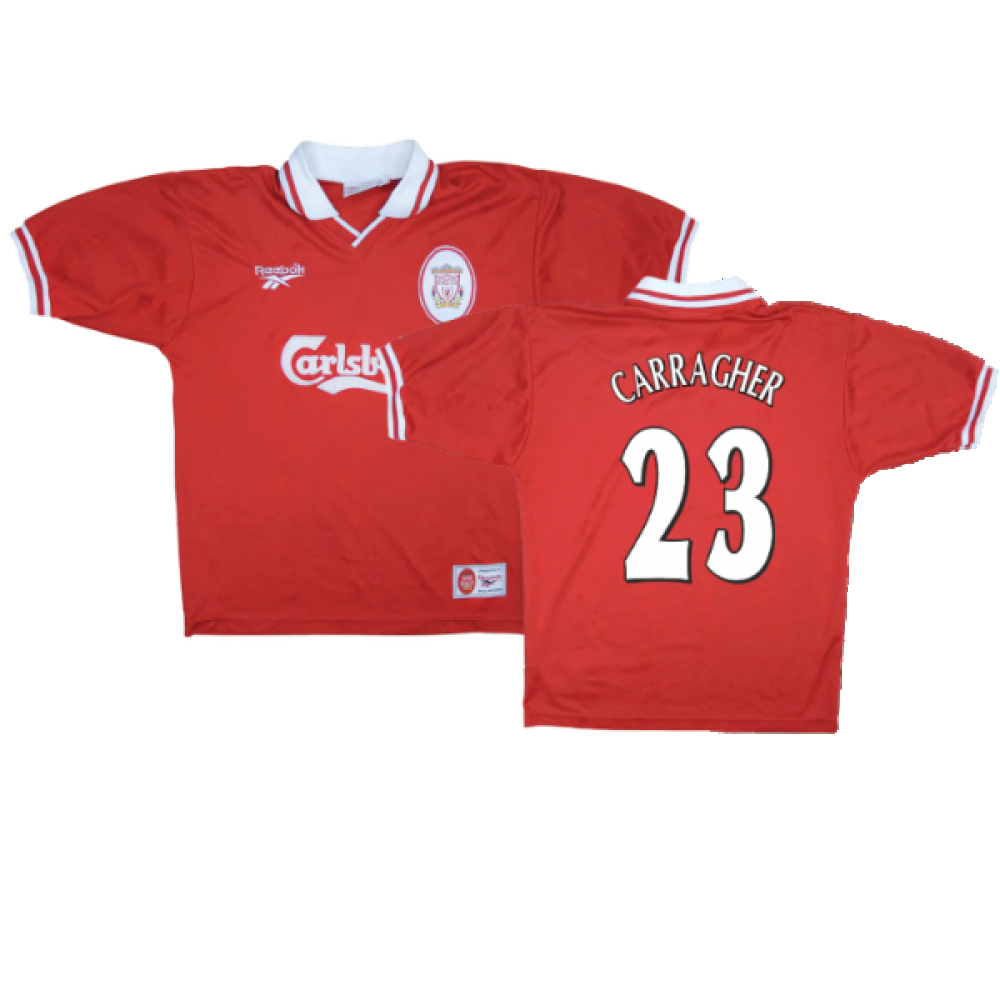 Liverpool 1996-98 Home Shirt (XL) (Excellent) (CARRAGHER 23)_0