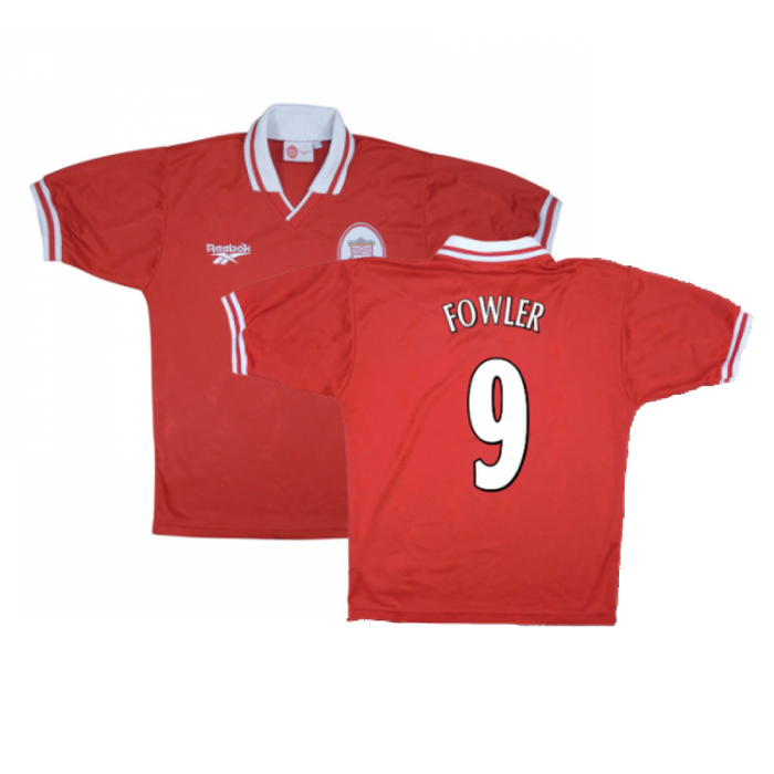 Liverpool 1996-98 Home Shirt (Very Good) (FOWLER 9)