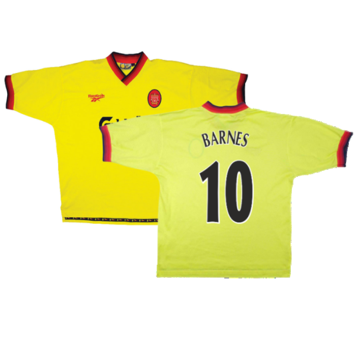 Liverpool 1997-99 Away Shirt (Excellent) (BARNES 10)