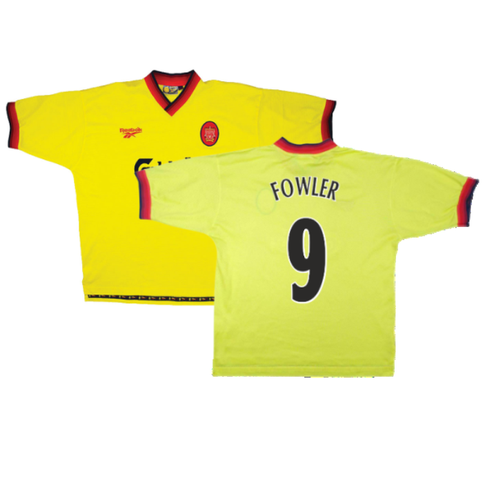 Liverpool 1997-99 Away Shirt (XL) (Very Good) (FOWLER 9)