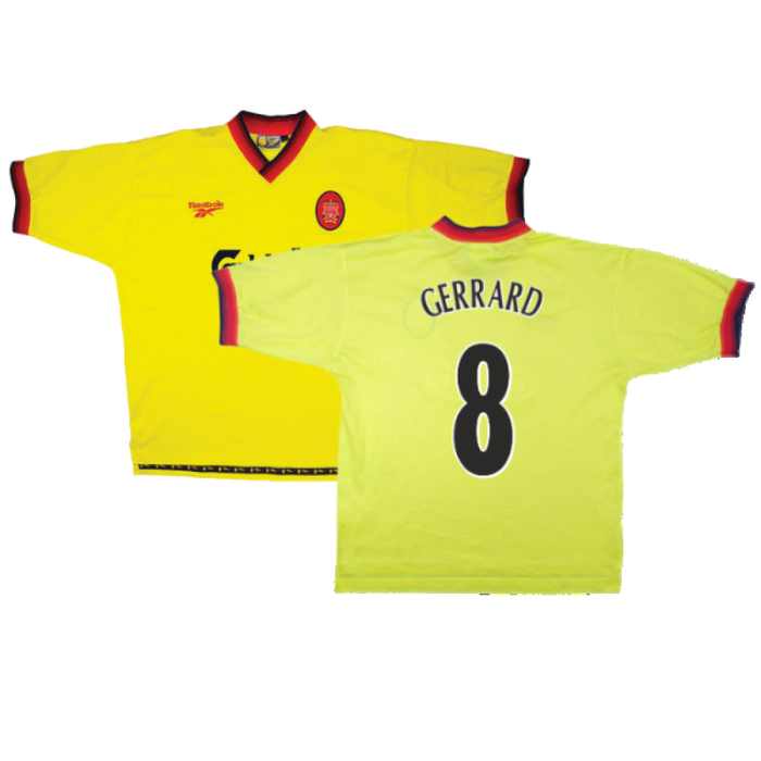 Liverpool 1997-99 Away Shirt (Excellent) (GERRARD 8)