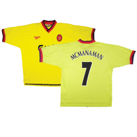 Liverpool 1997-99 Away Shirt (XL) (Excellent) (MCMANAMAN 7)_0