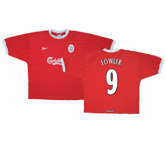 Liverpool 1998-00 Home Shirt (M) (Very Good) (FOWLER 9)