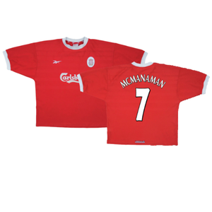 Liverpool 1998-00 Home Shirt (L) (Excellent) (MCMANAMAN 7)_0