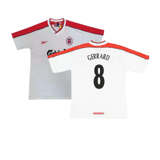 Liverpool 1998-2000 Away Shirt (S) (Excellent) (GERRARD 8)_0