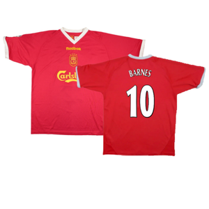 Liverpool 2001-03 European Home Shirt (M) (Excellent) (BARNES 10)_0